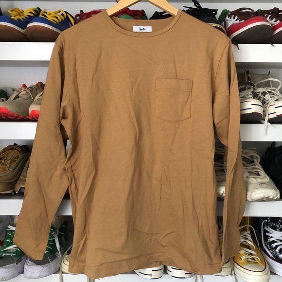 HEAD PORTER PLUS Long Sleeve Pocket Tee - Picture 1 of 6